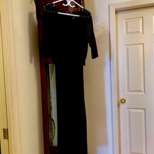 One piece pant suit by Laura